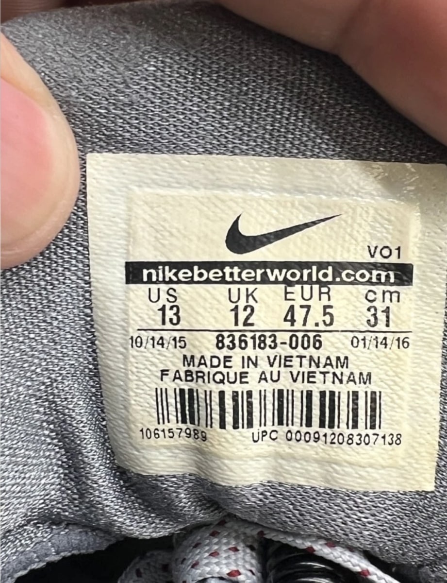 Nike Kobe 11 Lower Merion 13 (Lightly Worn Pre-Owned)NikeCool Grey/Wolf Grey/Team Red - Image 6