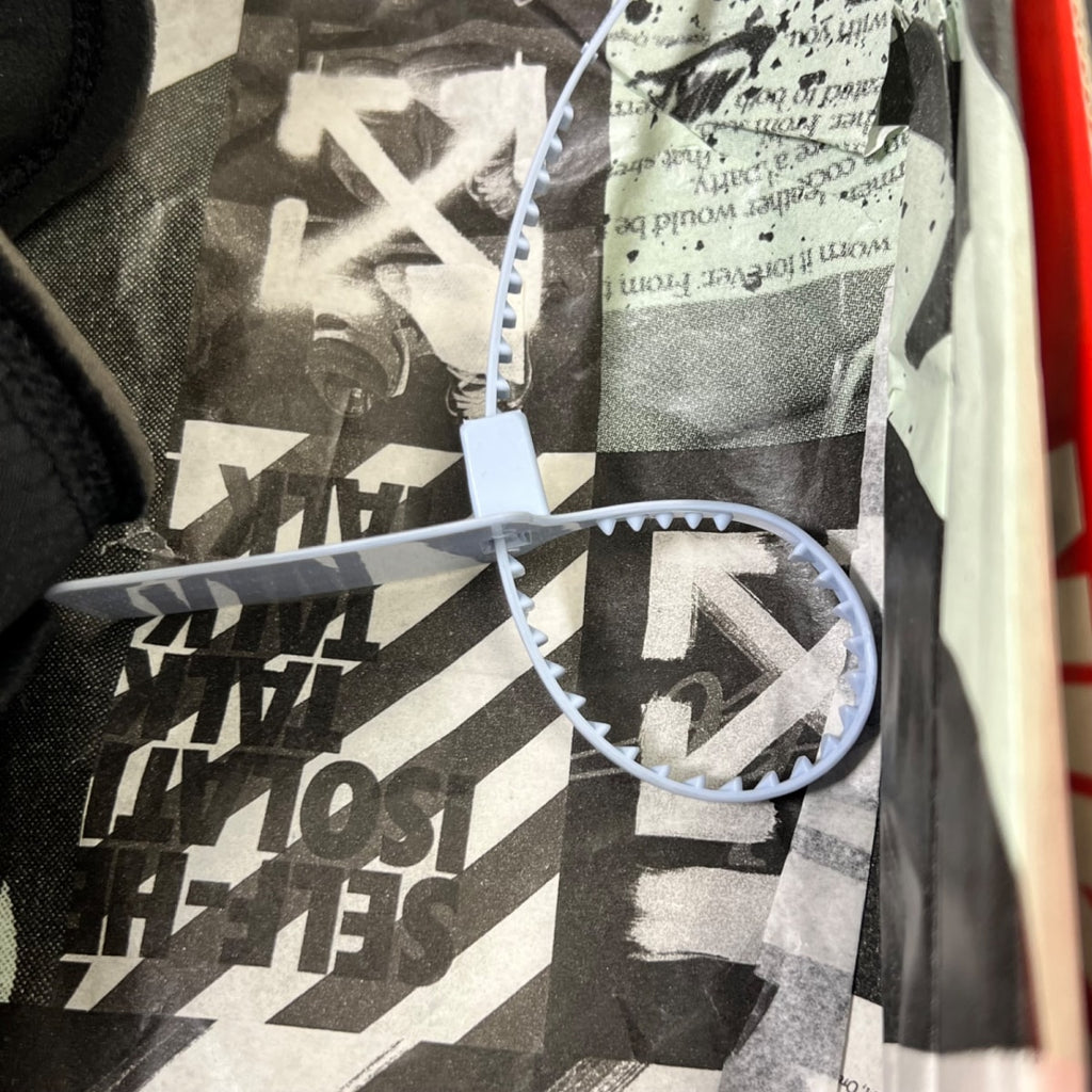 Nike Air Force 1 Low Off-White Black White 10.5 (Lightly Worn Pre-Owned)NikeBlack/White-Cone-Black - Image 7
