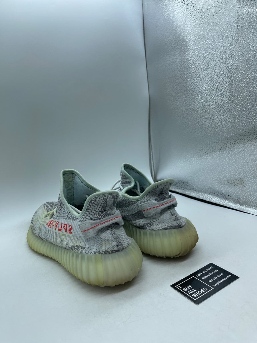adidas Yeezy Boost 350 V2 Blue Tint 13 (Heavily Worn Pre-Owned) - Image 4