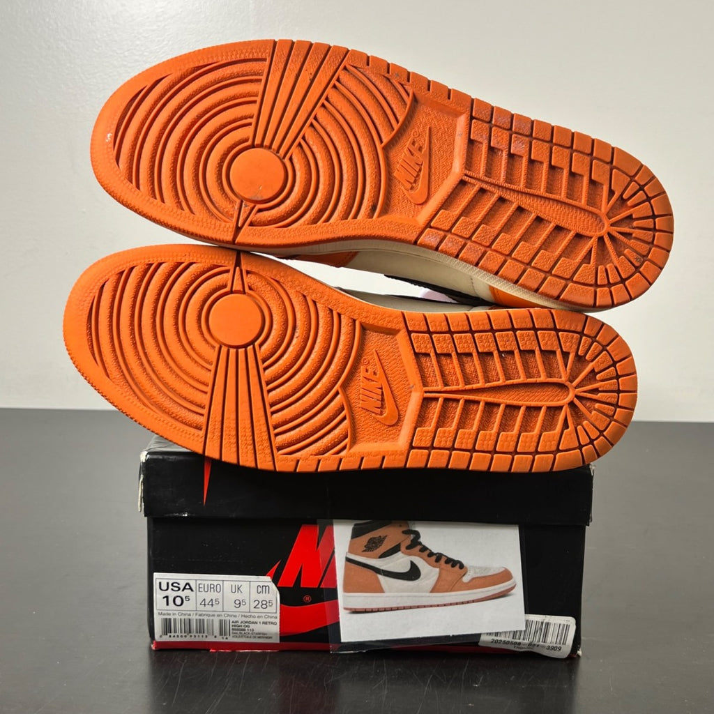 Jordan 1 Retro Reverse Shattered Backboard 10.5 (Moderately Worn Pre-Owned)JordanSail/Starfish-Black - Image 6