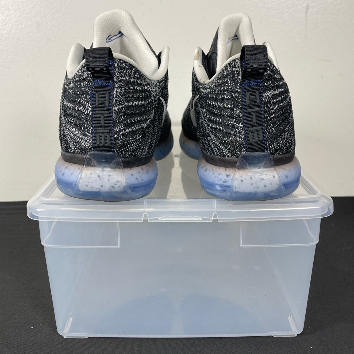 Nike Kobe 10 Elite HTM Oreo 10 (Moderately Worn Pre-Owned)NikeBlack/White-Game Royal - Image 4
