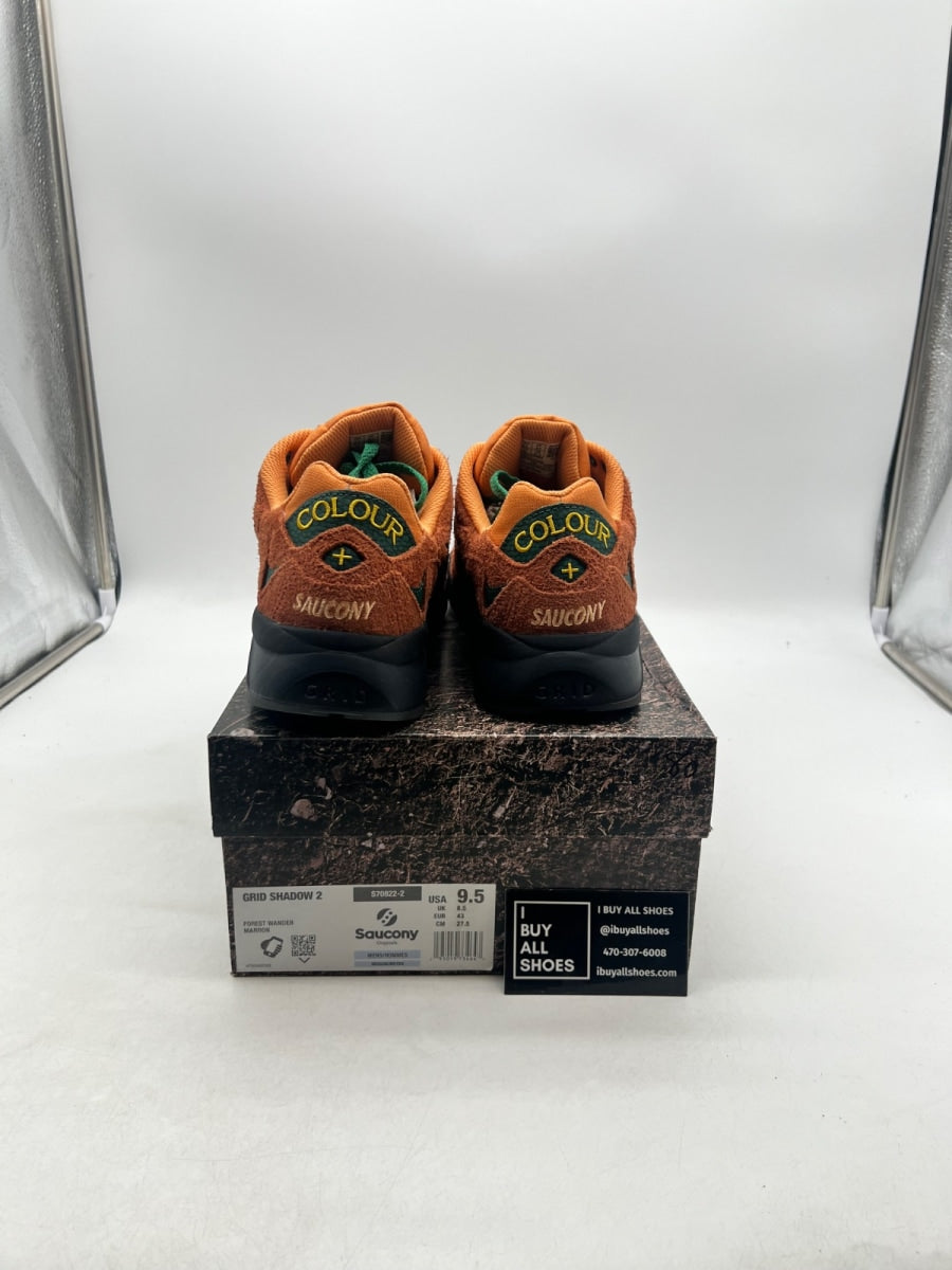 Colour Plus Companie x Saucony Grid Shadow 2 'Forest Wander' 9.5 (Lightly Worn Pre-Owned) - Image 3