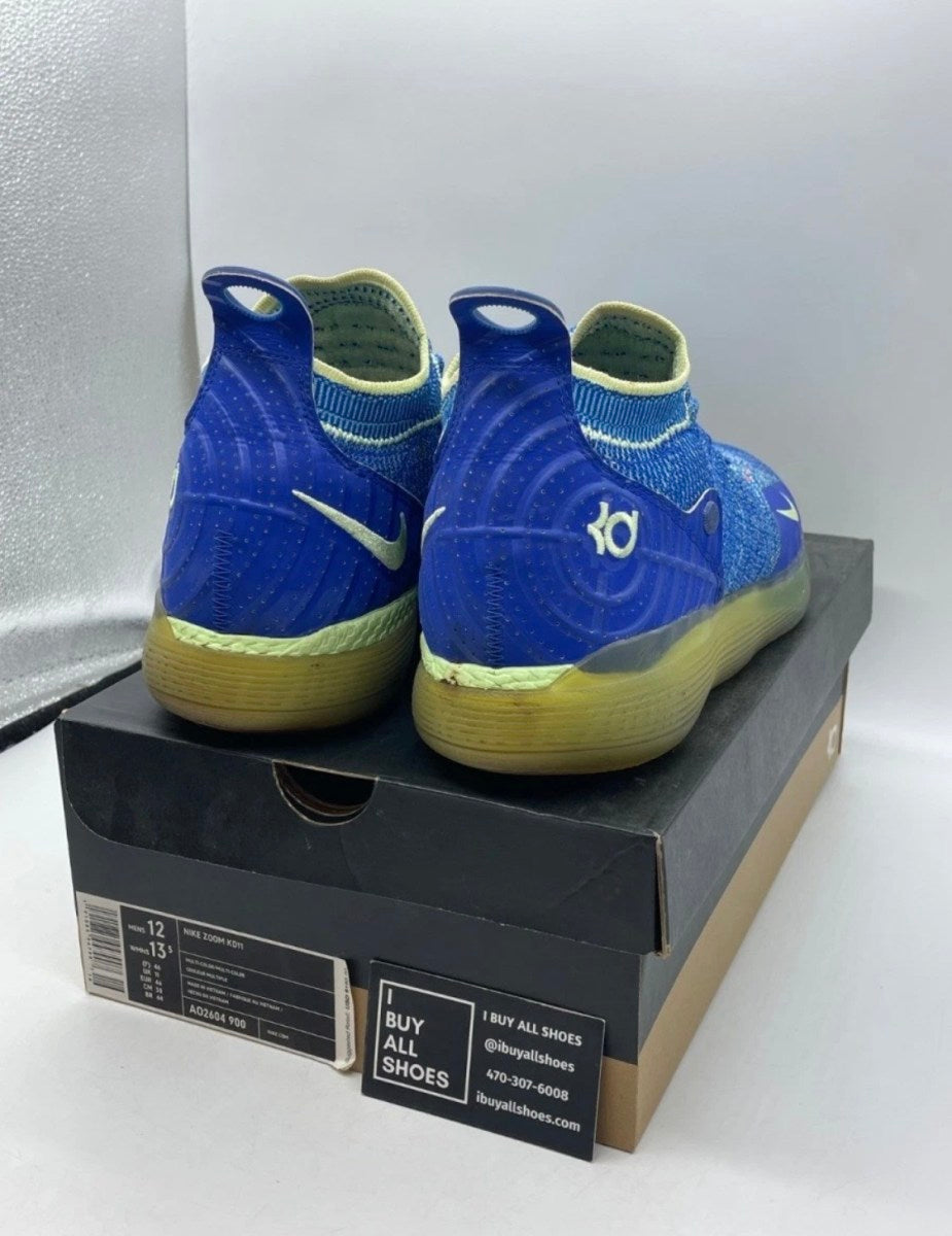 Nike KD 11 Paranoid 12 (Lightly Worn Pre-Owned)NikeBlue/Yellow - Image 5