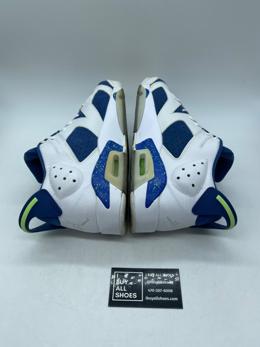 Jordan 6 Retro Low Ghost Green 13 (Heavily Worn Pre-Owned) - Image 6