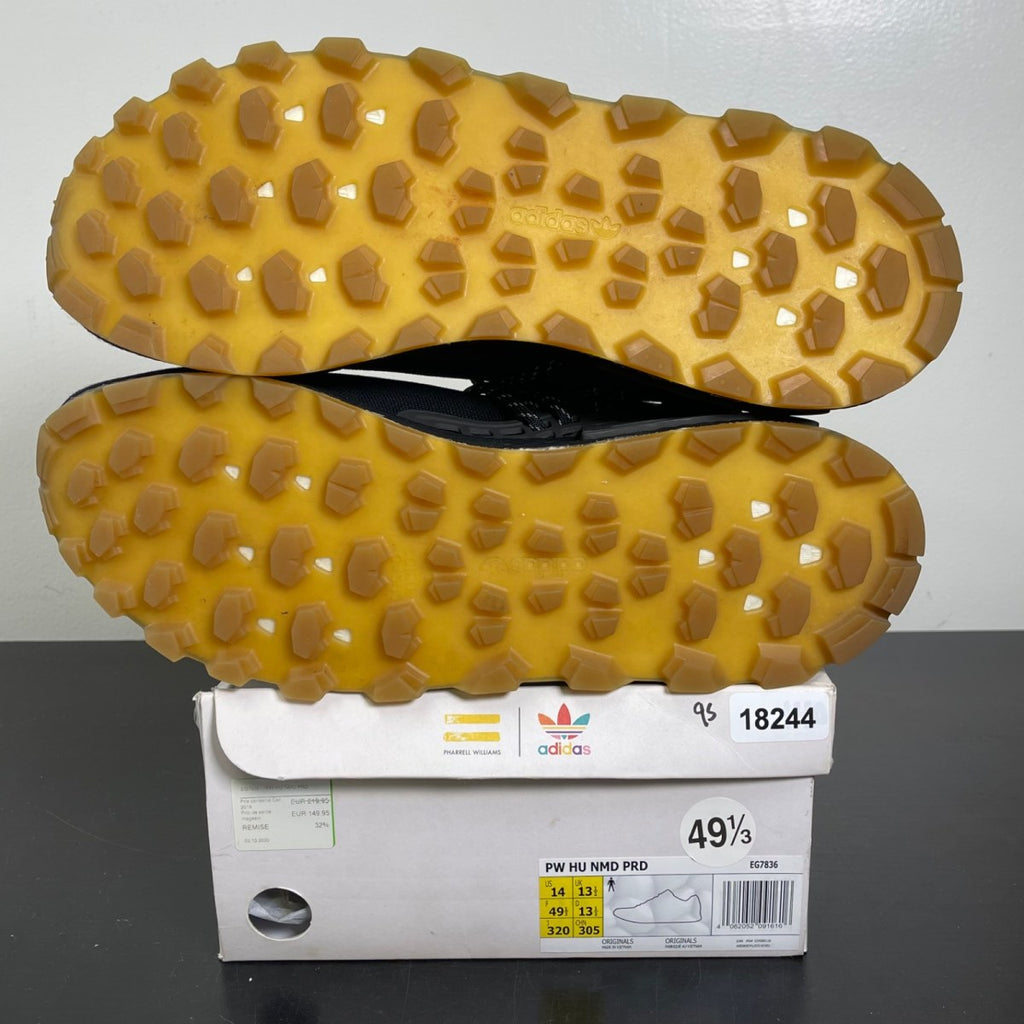adidas NMD Hu Trail Pharrell Now Is Her Time Black 14 (Moderately Worn Pre-Owned)adidasCore Black/Utility Black/Gum - Image 5