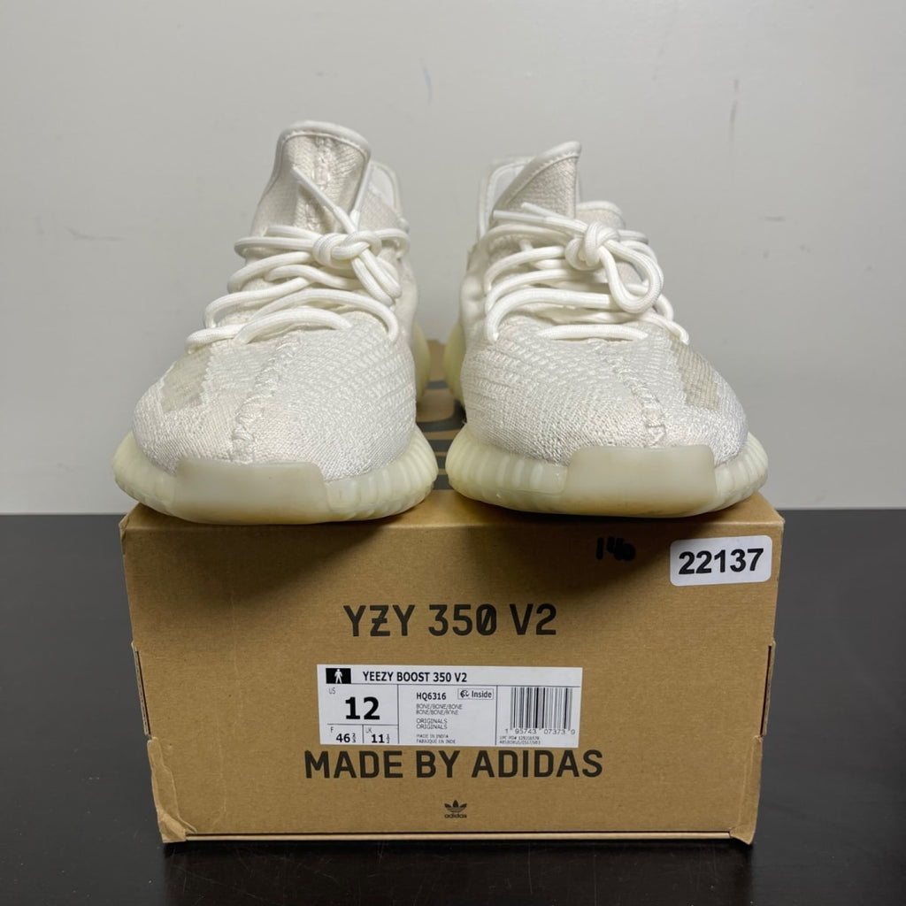 adidas Yeezy Boost 350 V2 Bone 12 (Moderately Worn Pre-Owned)adidasBone/Bone/Bone - Image 2