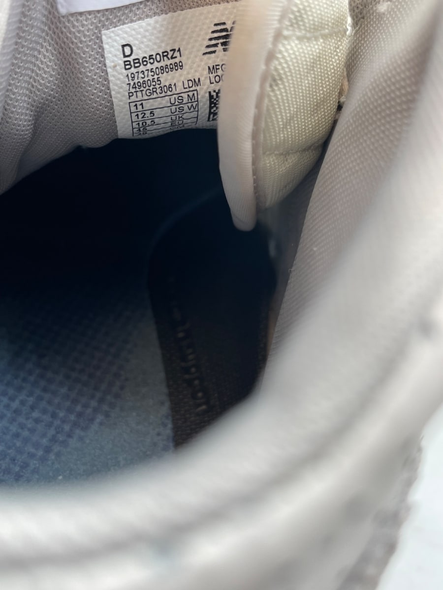 New Balance 650R Joe Freshgoods Stuntman 11 (Moderately Worn Pre-Owned)New BalanceWhite/White/Grey - Image 8