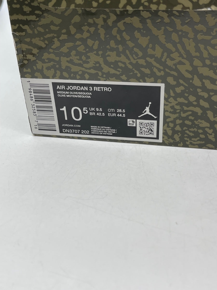 Jordan 3 Retro Family Affair 10.5 (Moderately Worn Pre-Owned) - Image 9