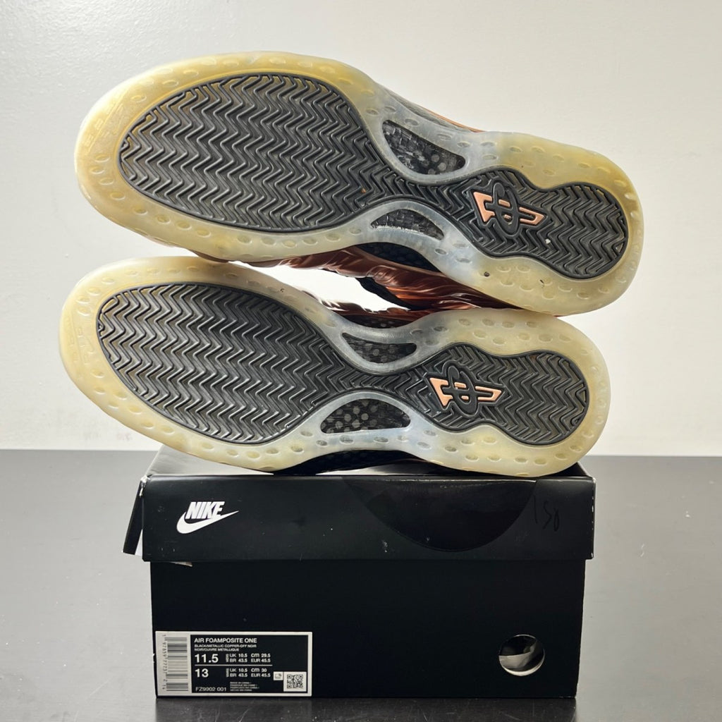 Nike Air Foamposite One Copper (2024) 11.5 (Lightly Worn Pre-Owned)NikeBlack/Metallic Copper/Off Noir - Image 6