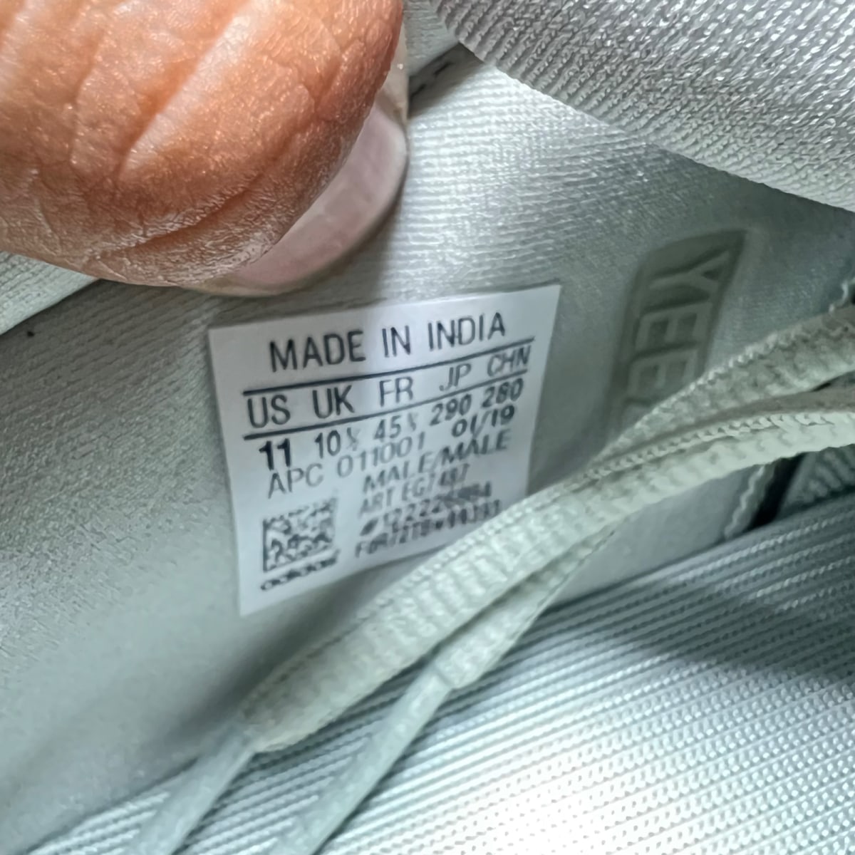 adidas Yeezy Boost 700 Salt 11 (Lightly Worn Pre-Owned)adidasSalt/Salt/Salt - Image 7