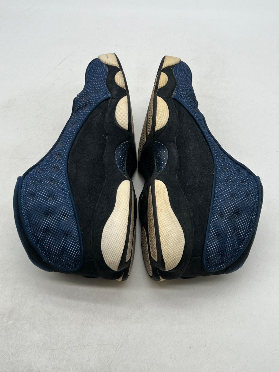 Jordan 13 Retro Low Brave Blue 12 (Heavily Worn Pre-Owned)JordanBrave Blue/Metallic Silver-Black - Image 8