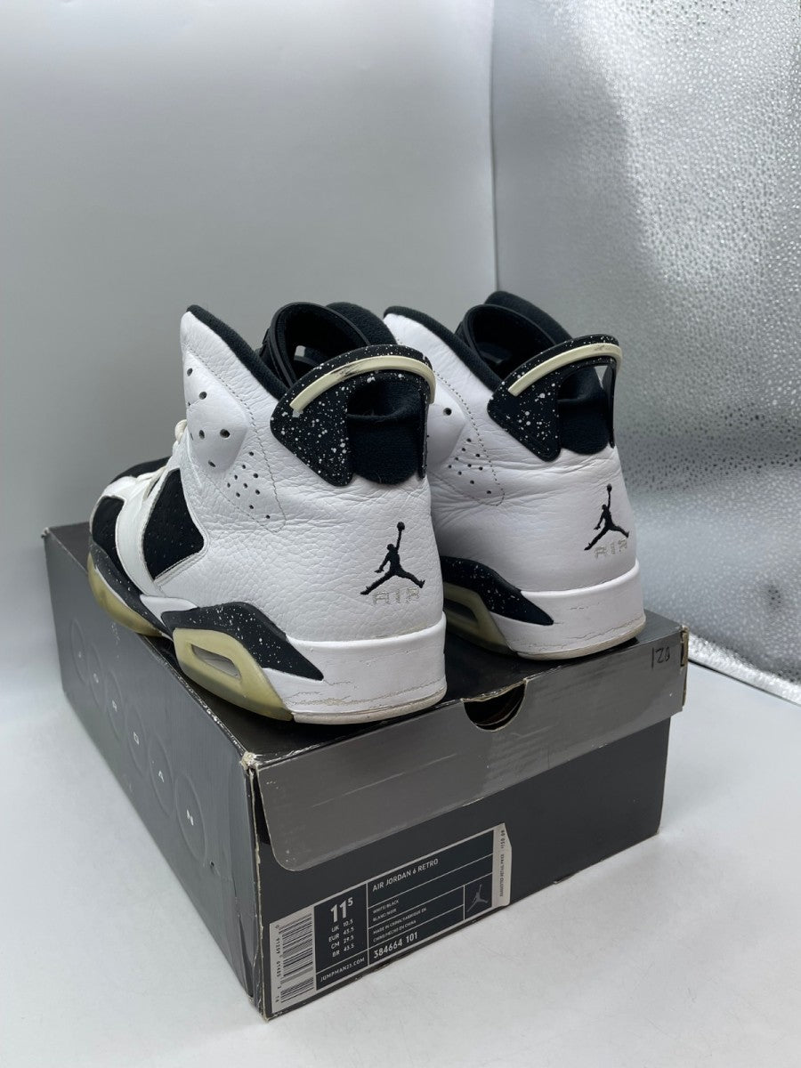 Jordan 6 Retro Oreo 11.5 (Moderately Worn Pre-Owned)JordanWhite/Black-Speckle - Image 4
