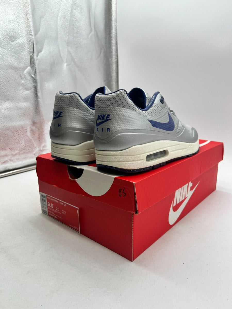 Nike Air Max 1 Night Track Royal 9.5 (Moderately Worn Pre-Owned)NikeMetallic Silver/Deep Royal Blue-Sail - Image 4