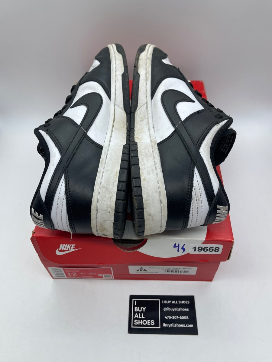 Nike Dunk Low Retro White Black Panda 12 (Heavily Worn Pre-Owned) - Image 6