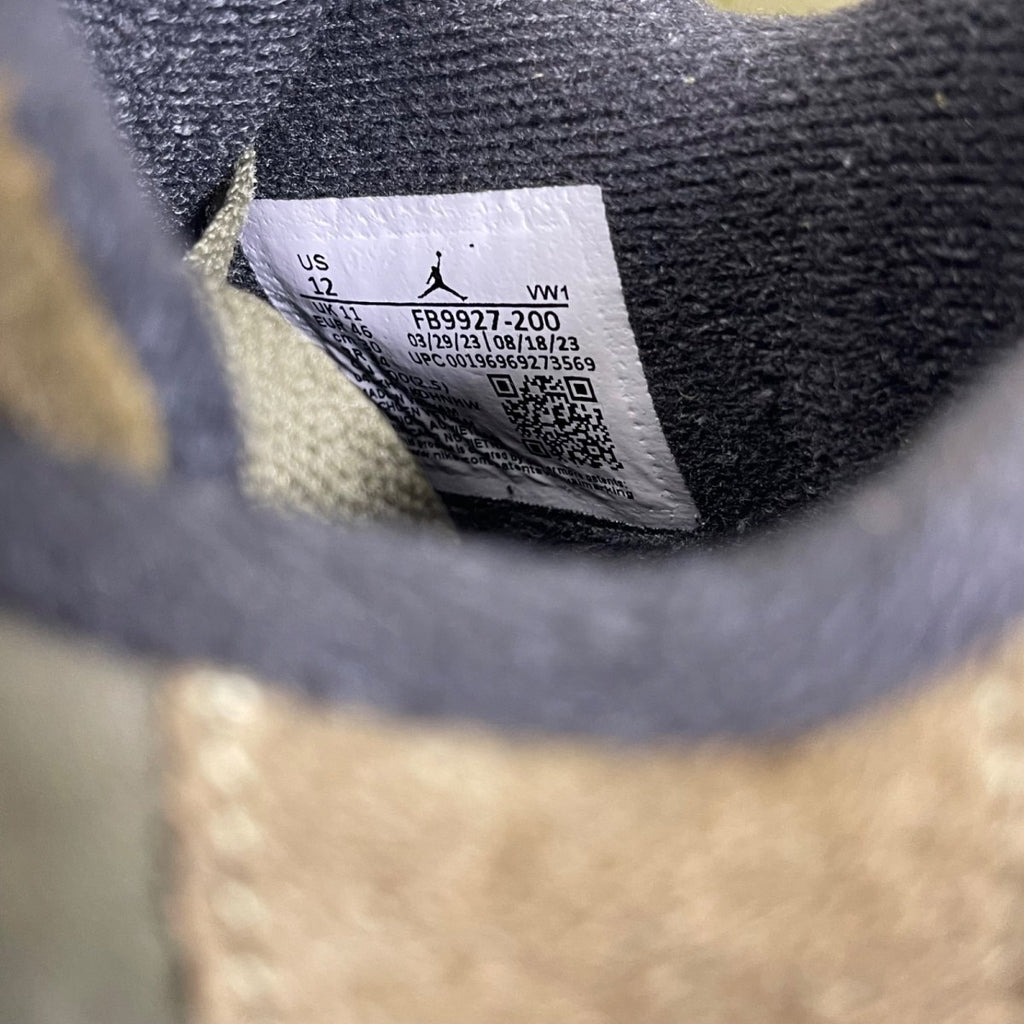 Jordan 4 Retro SE Craft Medium Olive 12 (Moderately Worn Pre-Owned)JordanMedium Olive/Pale Vanilla/Khaki/Black/Sail - Image 6