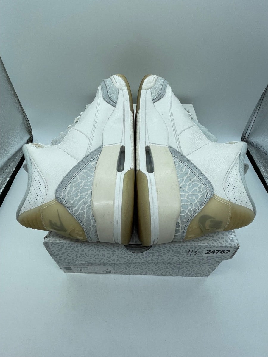 Jordan 3 Retro Craft Ivory 12 (Moderately Worn Pre-Owned)JordanIvory/Grey Mist/Cream - Image 6