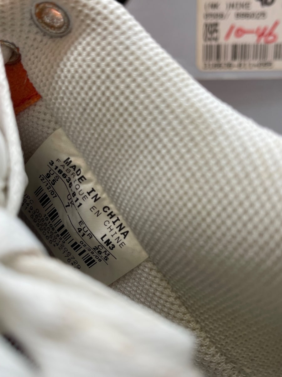 Nike Wmns Air Force 1 Low Canvas 9.5 (Moderately Worn Pre-Owned) - Image 8