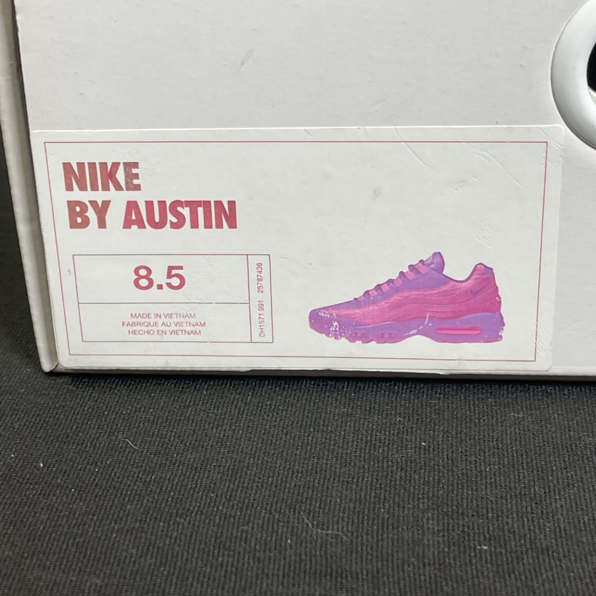 Nike Air Max 95 Coral Studios (2021) 8.5 (Moderately Worn Pre-Owned)NikeBlack/Ocean Blue/Hot Red - Image 7