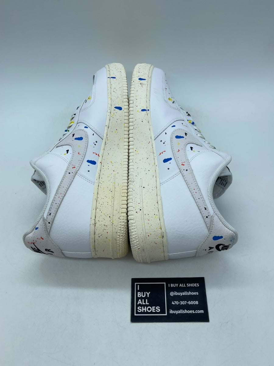 Nike Air Force 1 Low '07 LV8 Paint Splatter White 10.5 (Moderately Worn Pre-Owned) - Image 6