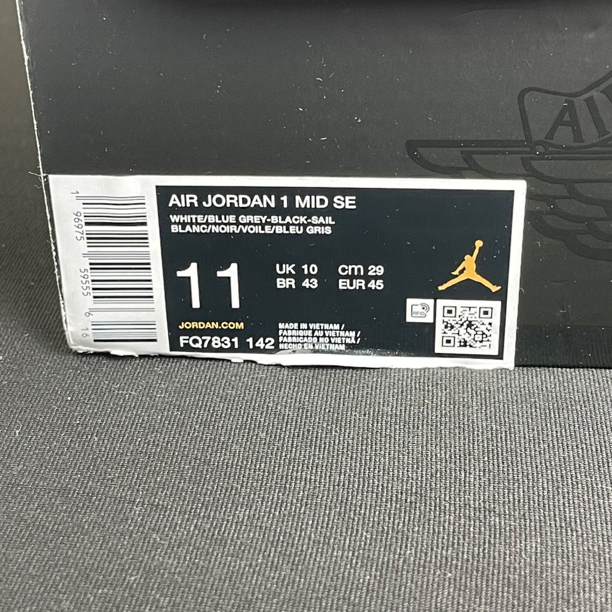 Jordan 1 Mid SE Brown Blue Grey (Size 11) - aux