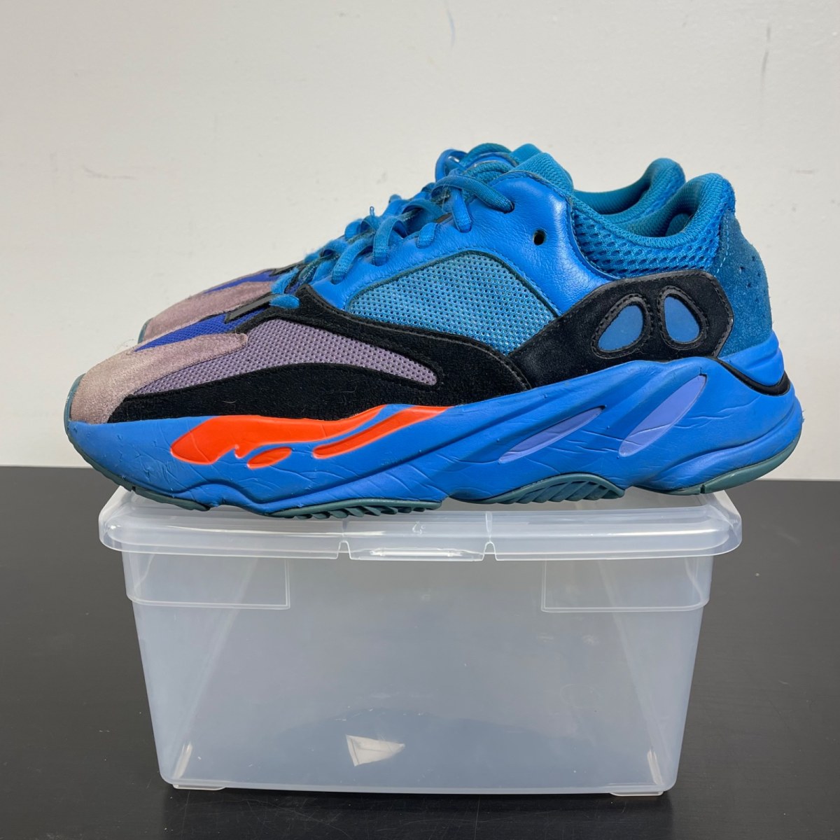 adidas Yeezy Boost 700 Hi-Res Blue 10 (Moderately Worn Pre-Owned)adidasHi-Res Blue/Hi-Res Blue-Hi-Res Blue - Image 3