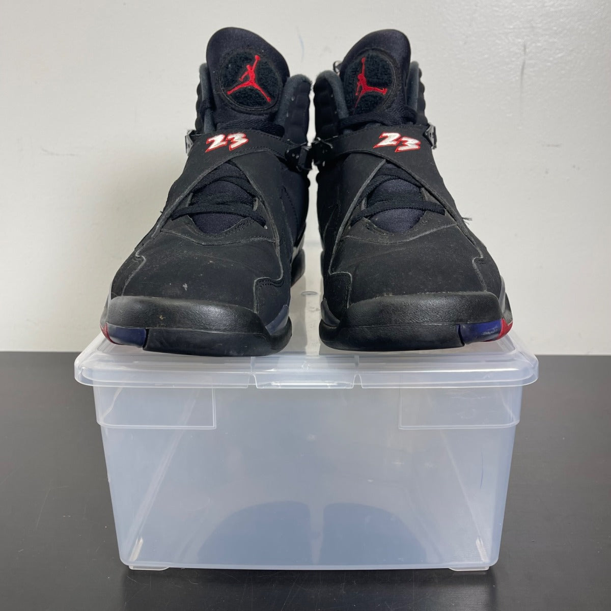 Jordan 8 Retro Playoffs (2013) 11.5 (Moderately Worn Pre-Owned)JordanBlack/True Red-White - Image 2