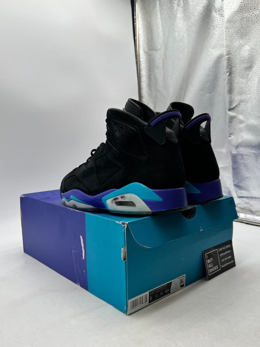 Jordan 6 Retro Aqua 12 (Lightly Worn Pre-Owned) - Image 4