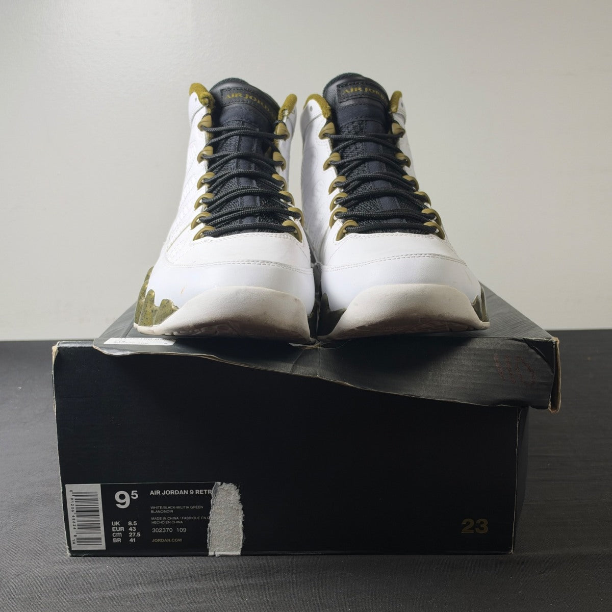 Jordan 9 Retro Statue (Size 9.5) - Image 2