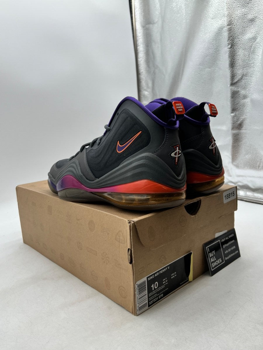 Nike Penny V Phoenix Suns 10 (Lightly Worn Pre-Owned) - Image 4