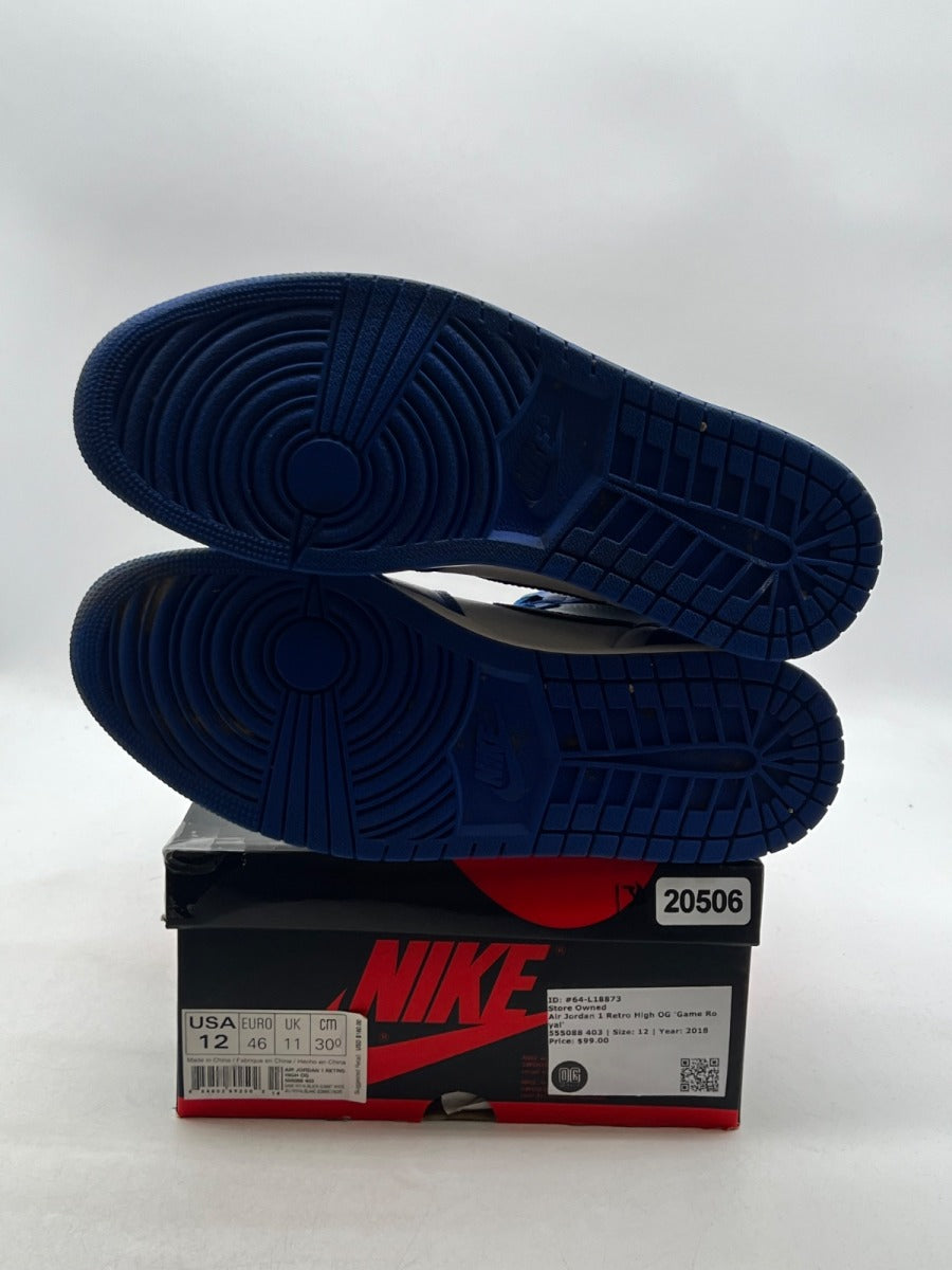 Jordan 1 Retro High Game Royal 12 (Lightly Worn Pre-Owned) - Image 8