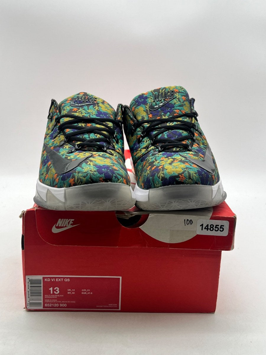 Nike KD 6 EXT Floral 13 (Lightly Worn Pre-Owned)NikeMulti Color/Black - Image 2