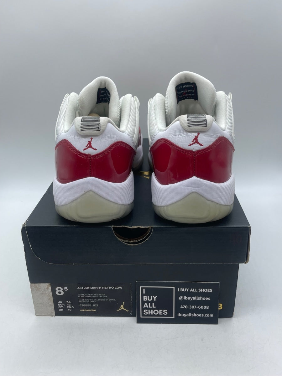 Jordan 11 Retro Low Cherry (2016) 8.5 (Moderately Worn Pre-Owned)