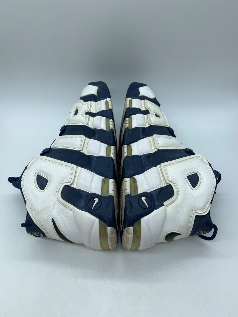 Nike Air More Uptempo HOH Olympic 13 (Moderately Worn Pre-Owned)NikeMidnight Navy/Midnight Navy-White-Sport Red - Image 6