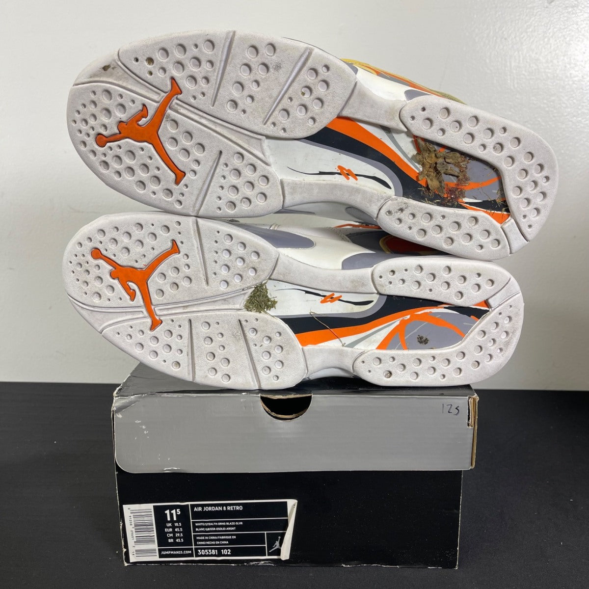 Air Jordan 8 Retro 'Orange Blaze' 11.5 (Moderately Worn Pre-Owned)Air Jordan - Image 5