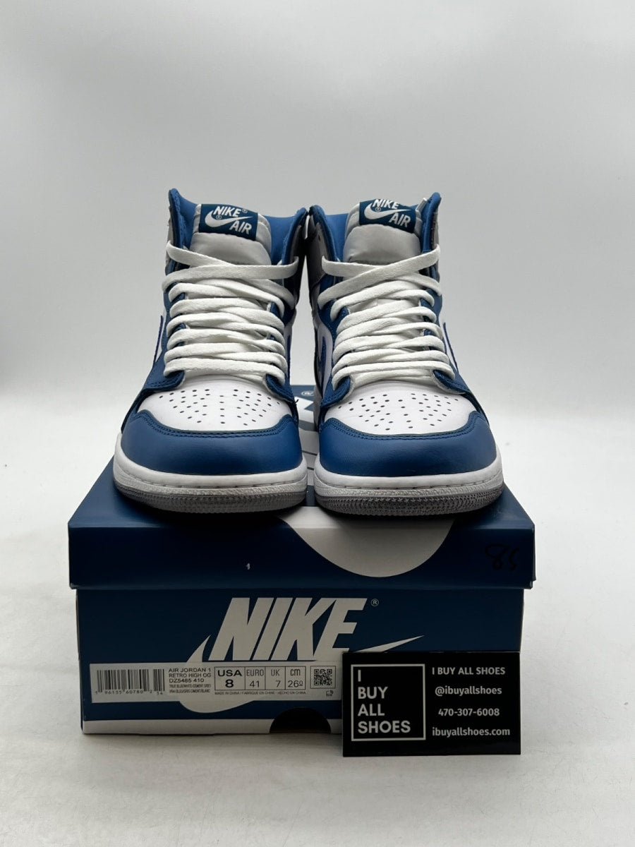 Jordan 1 Retro High OG True Blue 8 (VNDS Pre-Owned) - Image 2