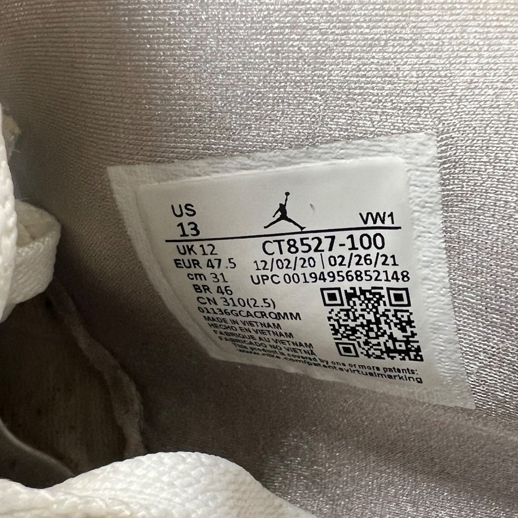 Jordan 4 Retro White Oreo (2021) 13 (Heavily Worn Pre-Owned)JordanWhite/Tech Grey-Black-Fire Red - Image 7