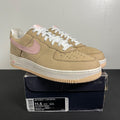 Nike Air Force 1 Low Linen (2016/2024) 11.5 (Moderately Worn Pre-Owned)NikeLinen/Atmosphere-True-White - Image 1