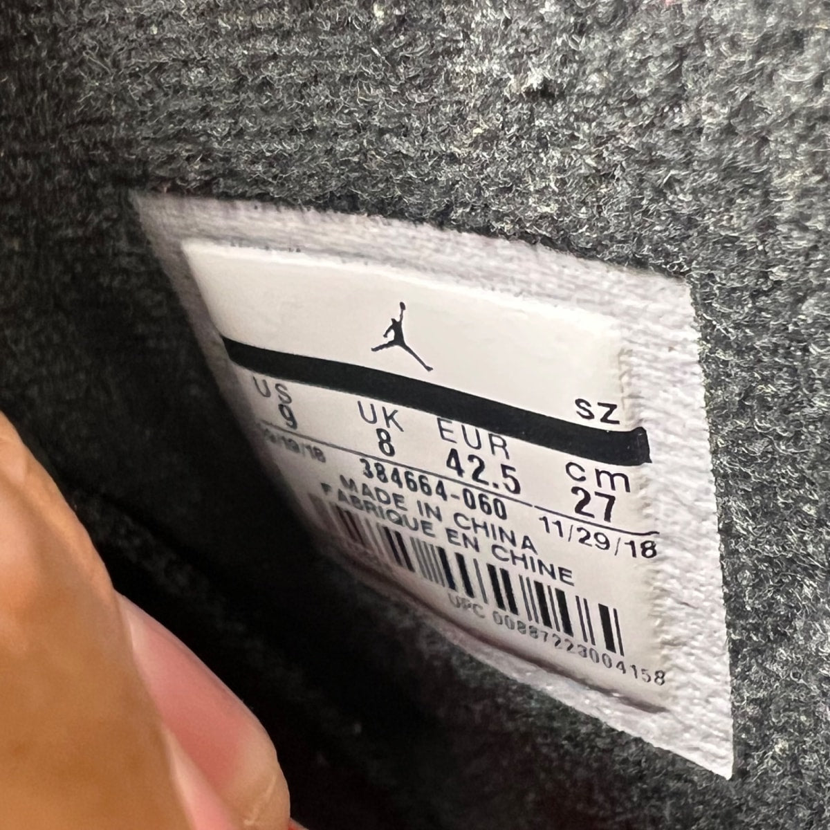 Jordan 6 Retro Black Infrared (2019) 9 (Lightly Worn Pre-Owned)JordanBlack/Infrared - Image 7