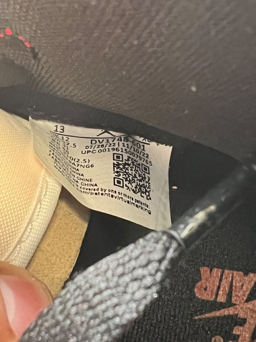 Jordan 1 Retro High OG Spider-Man Across the Spider-Verse 13 (Lightly Worn Pre-Owned) - Image 9