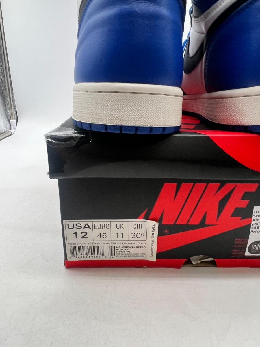 Jordan 1 Retro High Game Royal 12 (Lightly Worn Pre-Owned) - Image 4