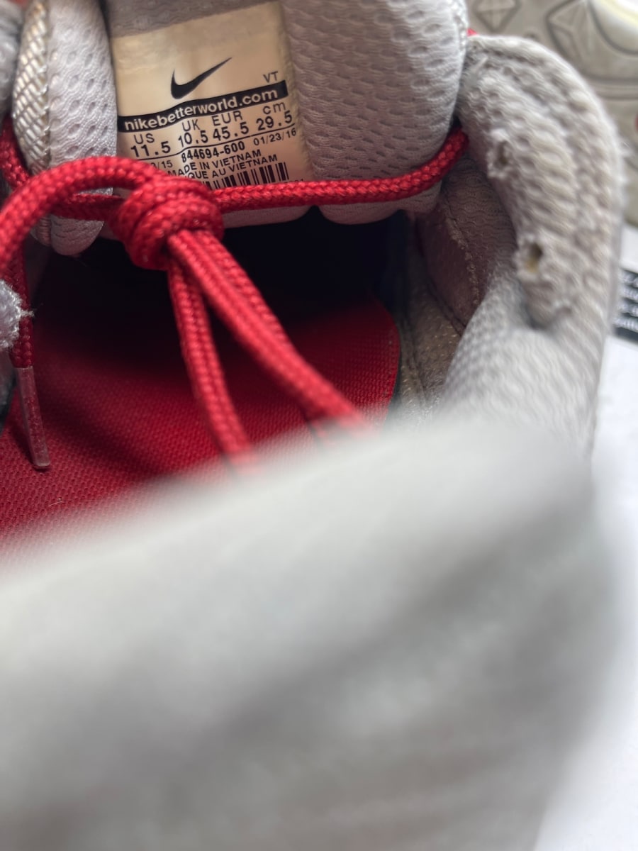Nike Air Max 98 Supreme Varsity Red 11.5 (Heavily Worn Pre-Owned) - Image 8