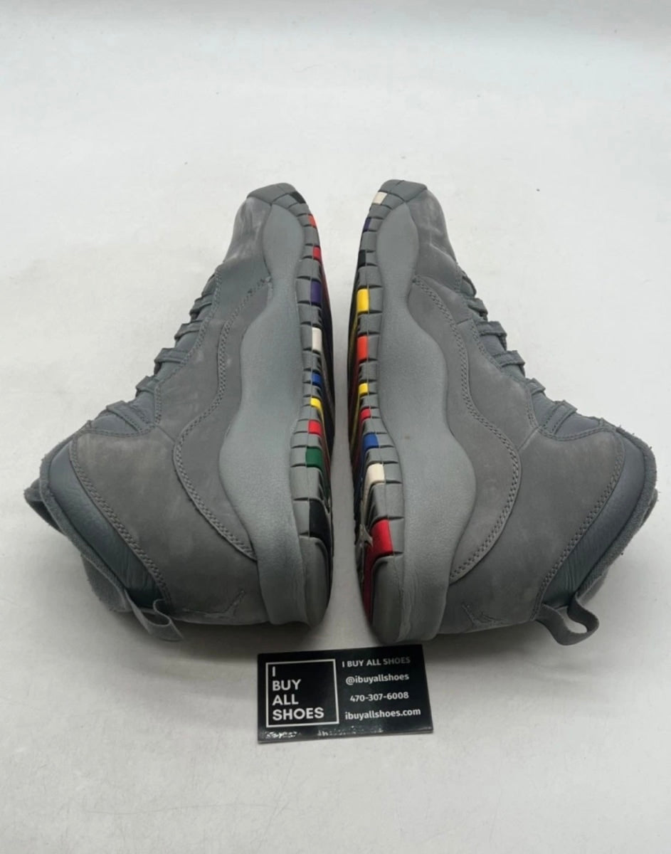 Jordan 10 Retro Cool Grey 11 (Lightly Worn Pre-Owned)JordanCool Grey/Cool Grey-White - Image 6
