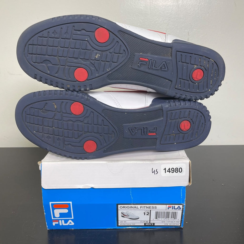 Fila Original Fitness White Navy Red 12 (Moderately Worn Pre-Owned)FilaWhite/Fila Navy-Fila Red - Image 5