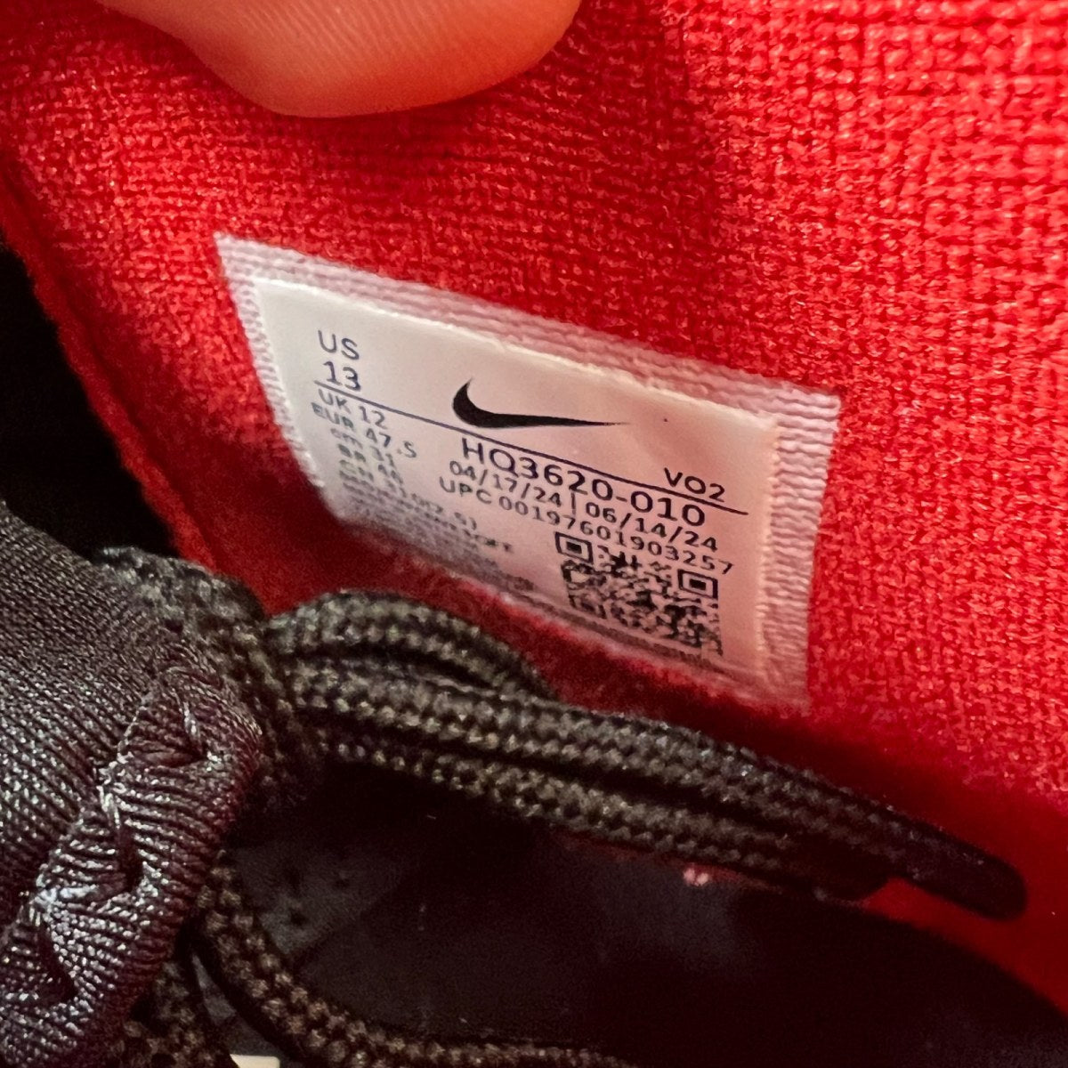 Nike Air DT Max '96 Falcons 13 (Lightly Worn Pre-Owned)NikeBlack/White/Team Anthracite/Metallic Silver/Fire Red - Image 7