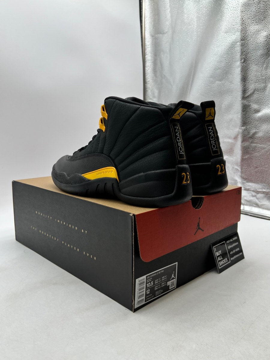 Jordan 12 Retro Black Taxi 10.5 (Lightly Worn Pre-Owned) - Image 4