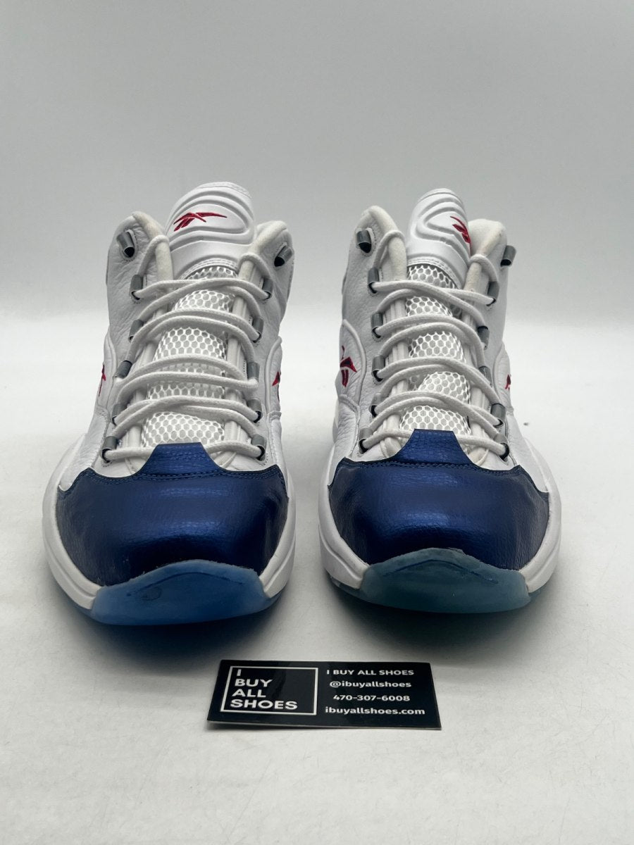 Reebok Question Mid Blue Toe (2016) 14 (Moderately Worn Pre-Owned)