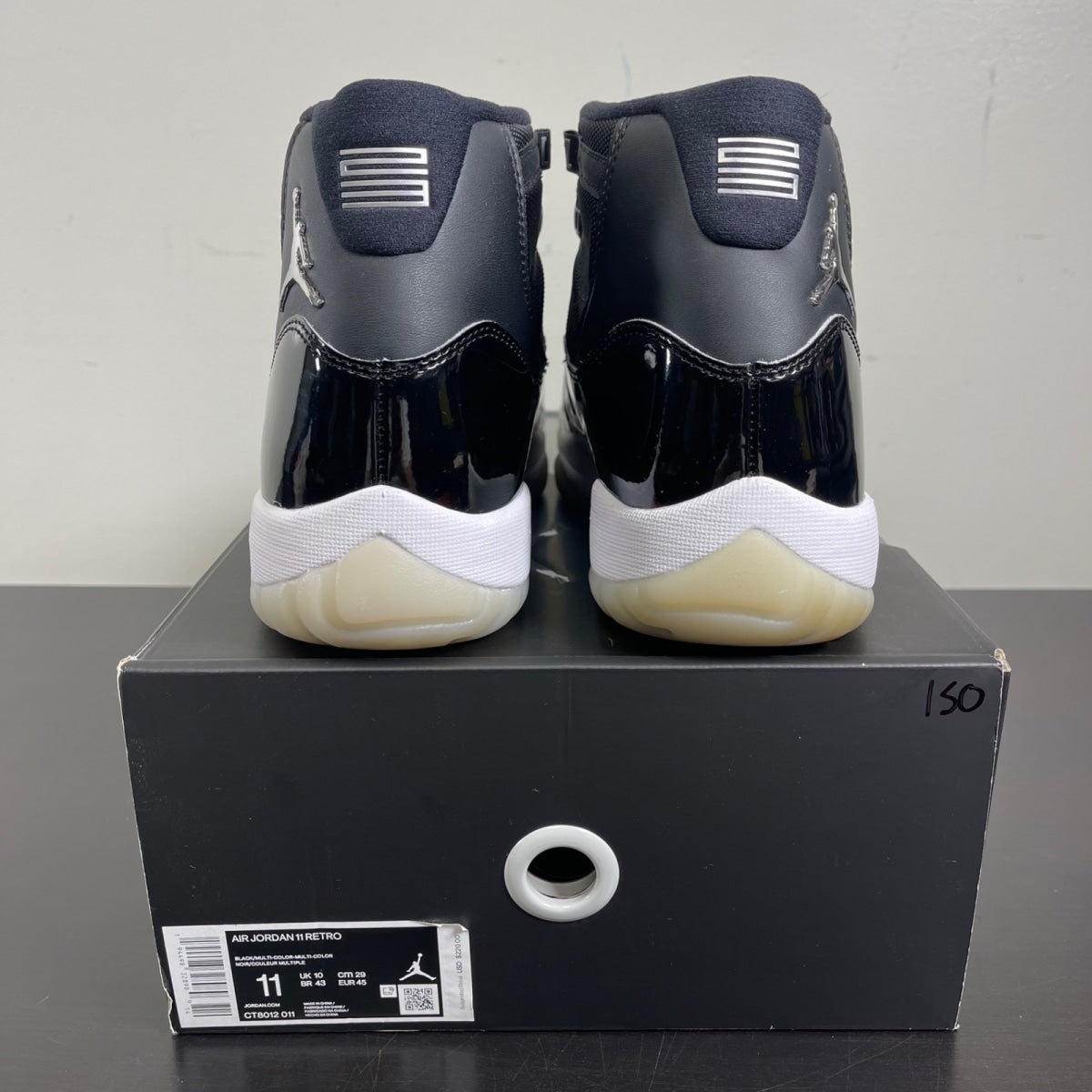 Jordan 11 Retro Jubilee 25th Anniversary 11 (Moderately Worn Pre-Owned)JordanBlack/Multi-Color-White-Multi-Color - Image 4