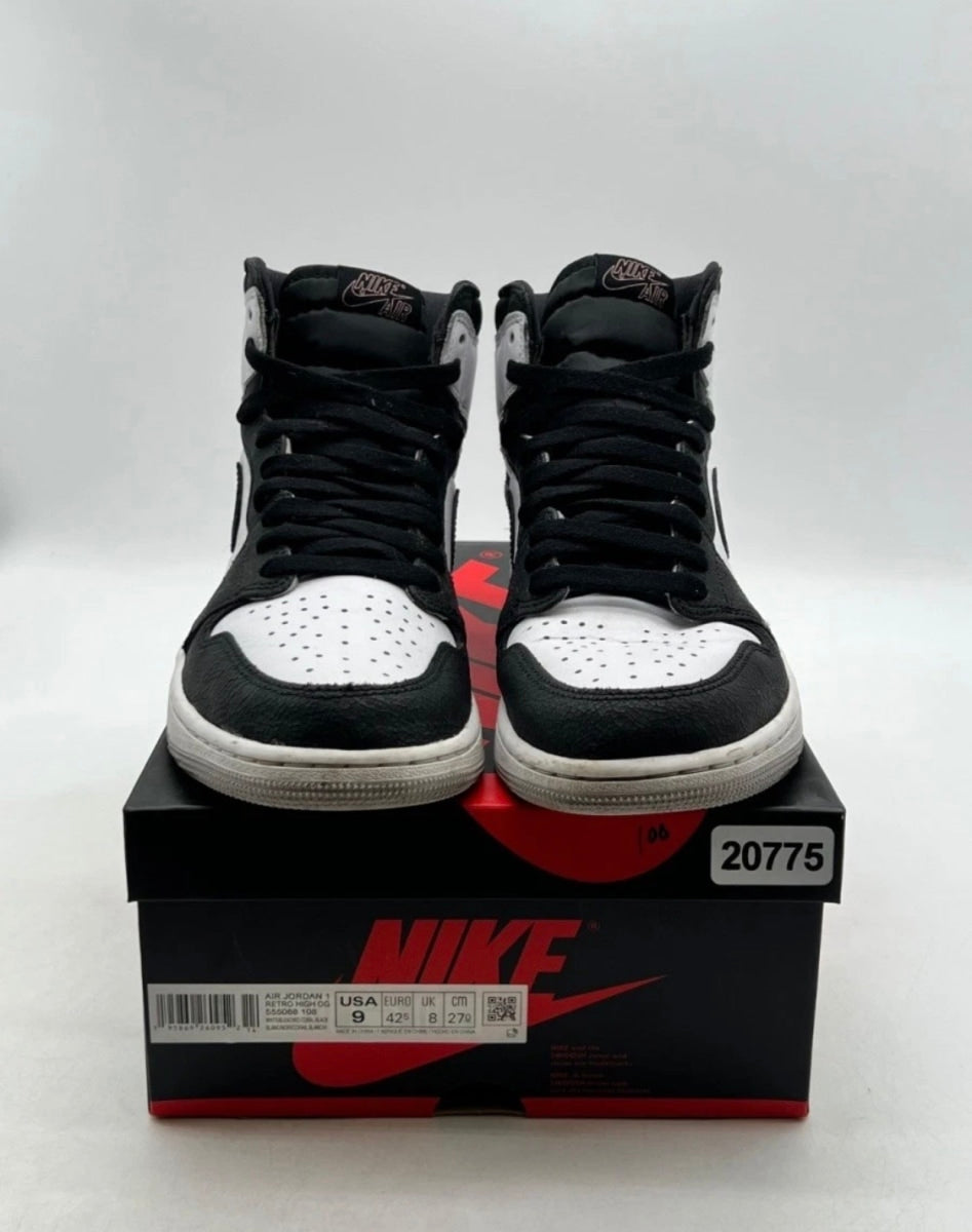 Jordan 1 Retro High OG Bleached Coral 9 (Moderately Worn Pre-Owned)JordanWhite/Black/Grey Fog/Bleached Coral - Image 2