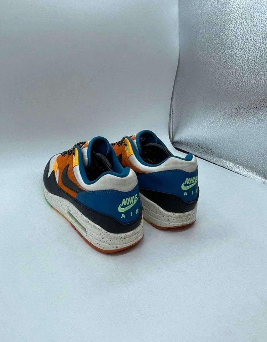 Nike Air Max 1 Multi Mix 12 (Moderately Worn Pre-Owned)NikeWhite/Black-Rust-Blue - Image 4