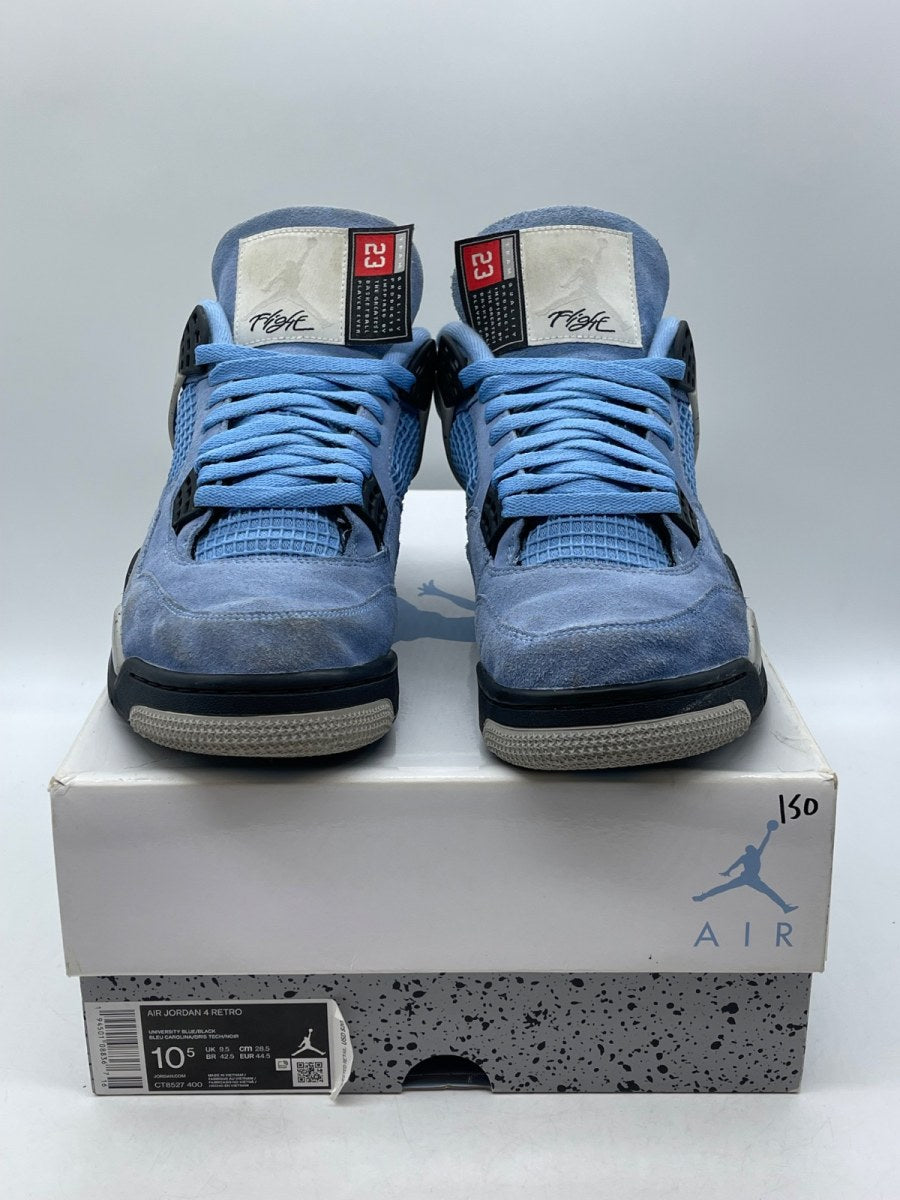 Jordan 4 Retro University Blue 10.5 (Moderately Worn Pre-Owned) - Image 2